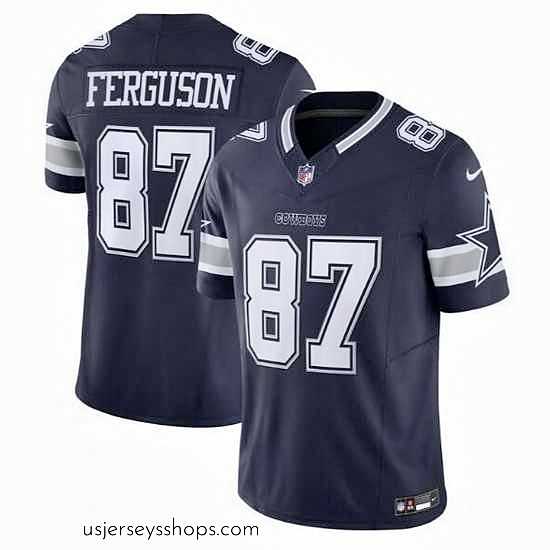 Enchanting Dallas Cowboys 87 Jake Ferguson Navy 2023 F.U.S.E Vapor Untouchable Limited Stitched Football Jersey