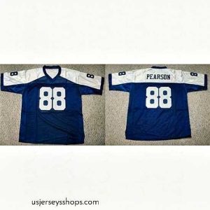 Breathtaking Dallas Cowboys 88 Drew Pearson Navy White Stitched Football Jersey