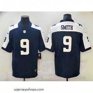 Magnificent Dallas Cowboys 9 Smith Blue Nike Vapor Untouchable Limited 2021 NFL Jerseys