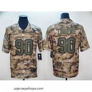 Exquisite Dallas Cowboys 90 Demarcus Lawrence Nike Camo Salute to Service Stitched NFL Limited Jersey