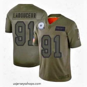 Glamorous Dallas Cowboys 91 L P Ladouceur Limited Camo 2019 Salute to Service Football Jersey