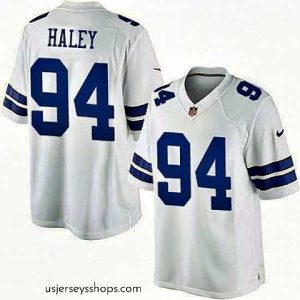 Magnificent Dallas Cowboys #94 Charles Haley White Retired Player NFL Nike Game Jersey
