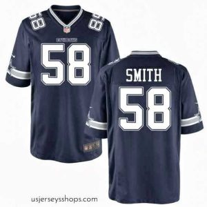 Stellar Dallas Cowboys Mazi Smith #58 Blue Vapor Limited Stitched NFL jesey