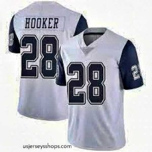 Stunning Dallas Cowboys Nike Malik Hooker Limited White Thanksgivens Vapor Untouchable Jersey