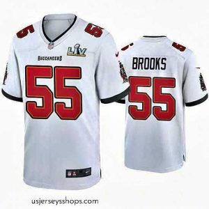 Enchanting Derrick Brooks Buccaneers White Super Bowl Lv Game Jersey