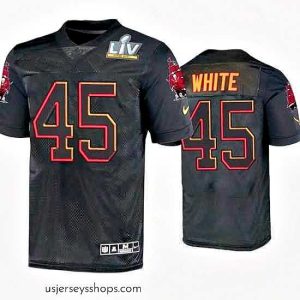 Stellar Devin White Tampa Bay Buccaneers Black Super Bowl Lv Jersey