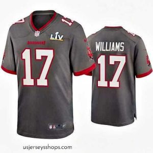 Magnificent Doug Williams Buccaneers Pewter Super Bowl Lv Game Jersey