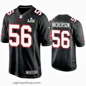 Magnificent Hardy Nickerson Buccaneers Black Super Bowl Lv Game Fashion Jersey