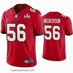 Sensational Hardy Nickerson Buccaneers Red Super Bowl Lv Vapor Limited Jersey