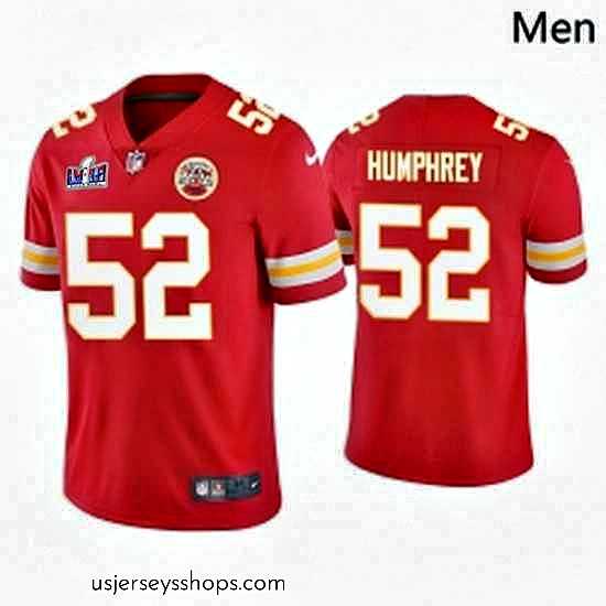 Alluring Kansas City Chiefs 52 Creed Humphrey Red Vapor Untouchable Limited Stitched Football 2024 Super Bowl LVIII Jersey