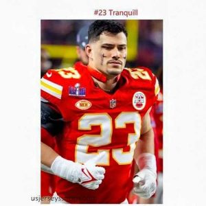 Captivating Kansas City Chiefs Drue Tranquill #23 Vapor Limited Super Bowl Jersey