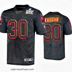 Stunning Ke'Shawn Vaughn Tampa Bay Buccaneers Black Super Bowl Lv Jersey
