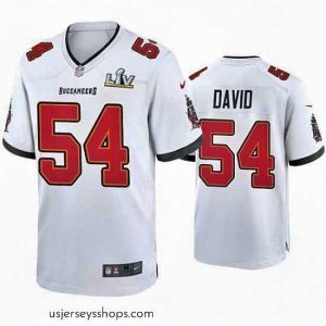 Stunning Lavonte David Buccaneers White Super Bowl Lv Game Jersey