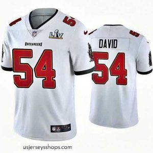 Magnificent Lavonte David Buccaneers White Super Bowl Lv Vapor Limited Jersey