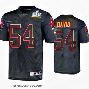 Glamorous Lavonte David Tampa Bay Buccaneers Black Super Bowl Lv Jersey