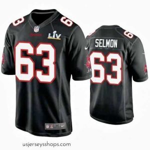 Glamorous Lee Roy Selmon Buccaneers Black Super Bowl Lv Game Fashion Jersey