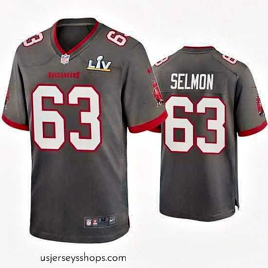 Stellar Lee Roy Selmon Buccaneers Pewter Super Bowl Lv Game Jersey