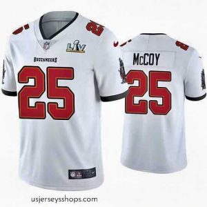 Sensational Lesean Mccoy Buccaneers White Super Bowl Lv Vapor Limited Jersey