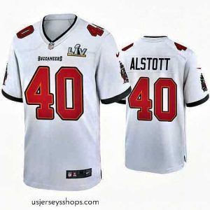 Enchanting Mike Alstott Buccaneers White Super Bowl Lv Game Jersey