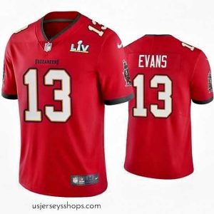 Alluring Mike Evans Buccaneers Red Super Bowl Lv Vapor Limited Jersey