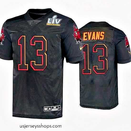Magnificent Mike Evans Tampa Bay Buccaneers Black Super Bowl Lv Jersey