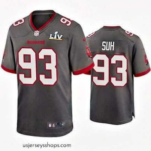 Enchanting Ndamukong Suh Buccaneers Pewter Super Bowl Lv Game Jersey