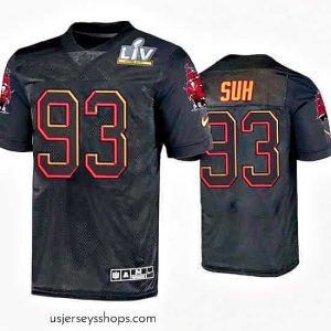 Breathtaking Ndamukong Suh Tampa Bay Buccaneers Black Super Bowl Lv Jersey