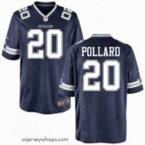 Stunning Nike Cowboys 20 Tony Pollard Navy Blue Limited NFL Jersey