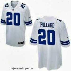 Magnificent Nike Cowboys 20 Tony Pollard White Limited NFL Jersey