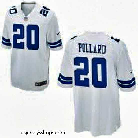 Magnificent Nike Cowboys 20 Tony Pollard White Limited NFL Jersey