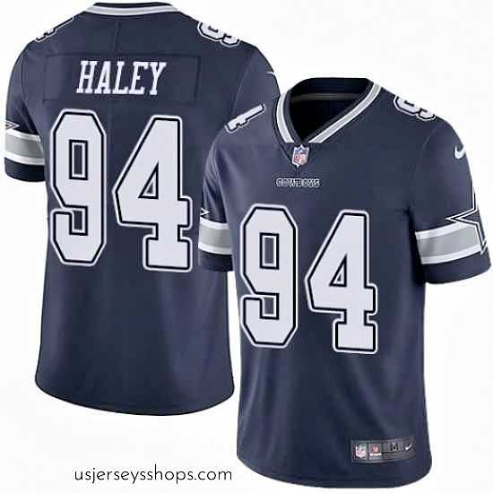Enchanting Nike Dallas Cowboys #94 Charles Harley Blue Vapor Limited Stitched NFL Jersey
