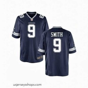 Stunning Nike Dallas Cowboys Jaylon Smith 9 Blue Vapor Limited NFL Jersey