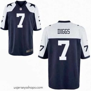 Enchanting Nike Dallas Cowboys Trevon Diggs #7 Blue Thanksgivens Stitched Jersey