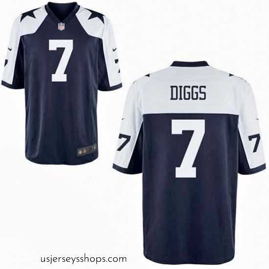 Enchanting Nike Dallas Cowboys Trevon Diggs #7 Blue Thanksgivens Stitched Jersey