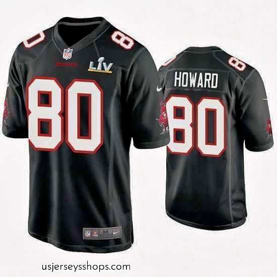 Captivating O.J. Howard Buccaneers Black Super Bowl Lv Game Fashion Jersey