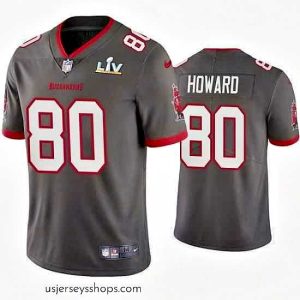 Enchanting O.J. Howard Buccaneers Pewter Super Bowl Lv Vapor Limited Jersey