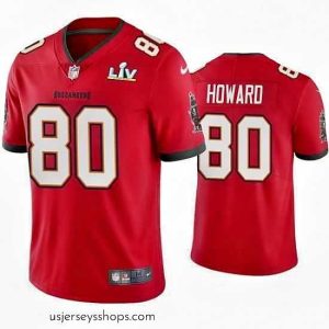 Magnificent O.J. Howard Buccaneers Red Super Bowl Lv Vapor Limited Jersey