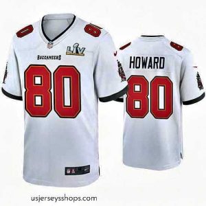 Alluring O.J. Howard Buccaneers White Super Bowl Lv Game Jersey