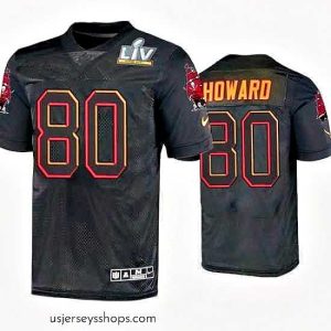 Breathtaking O.J. Howard Tampa Bay Buccaneers Black Super Bowl Lv Jersey