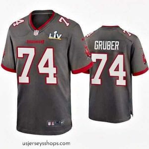 Enchanting Paul Gruber Buccaneers Pewter Super Bowl Lv Game Jersey