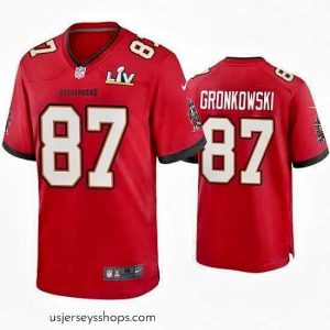 Enchanting Rob Gronkowski Buccaneers Red Super Bowl Lv Game Jersey