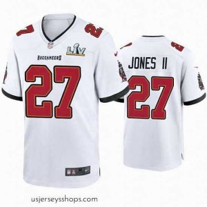 Breathtaking Ronald Jones Ii Buccaneers White Super Bowl Lv Game Jersey