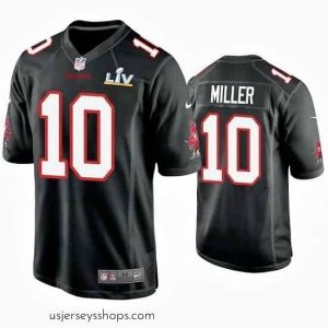 Magnificent Scotty Miller Buccaneers Black Super Bowl Lv Game Fashion Jersey
