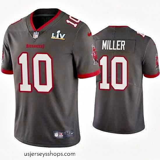 Stunning Scotty Miller Buccaneers Pewter Super Bowl Lv Vapor Limited Jersey