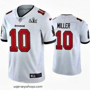 Stunning Scotty Miller Buccaneers White Super Bowl Lv Vapor Limited Jersey