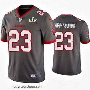 Enchanting Sean Murphy Bunting Buccaneers Pewter Super Bowl Lv Vapor Limited Jersey