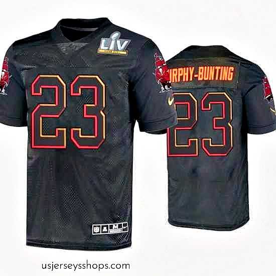 Magnificent Sean Murphy Bunting Tampa Bay Buccaneers Black Super Bowl Lv Jersey