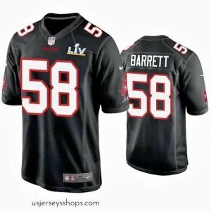Alluring Shaquil Barrett Buccaneers Black Super Bowl Lv Game Fashion Jersey
