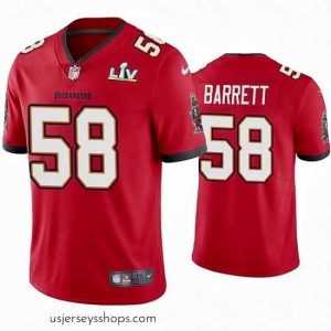 Sensational Shaquil Barrett Buccaneers Red Super Bowl Lv Vapor Limited Jersey