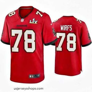 Magnificent Tristan Wirfs Buccaneers Red Super Bowl Lv Game Jersey